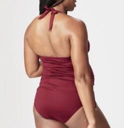 Rosewater Cordial Maternity Tankini Set -Fashion Lingerie Store large 3 5171 burgundy