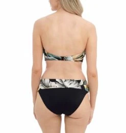 Bamboo Grove Twist Bandeau Bikini Top -Fashion Lingerie Store large 3 5193 print