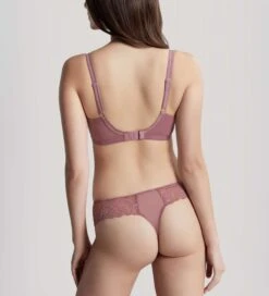 Panache Envy Thong -Fashion Lingerie Store large 3 5567 burgundy