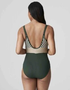 La Concha Wirefree Padded Swimsuit -Fashion Lingerie Store large 3 5927 green