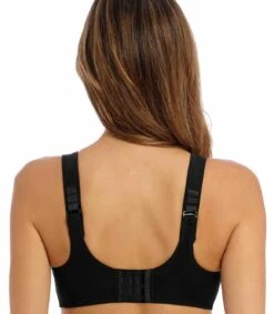 Simone Wacoal Sports Bra -Fashion Lingerie Store large 3 6007 black