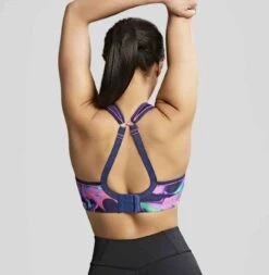 Panache Wired Sports Bra Cyber Swirl -Fashion Lingerie Store large 3 6106 print