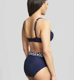 Panache Oceana Plunge Bikini Top -Fashion Lingerie Store large 3 6157 navy
