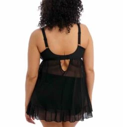 ELOMI Priya Babydoll -Fashion Lingerie Store large 3 6193 black